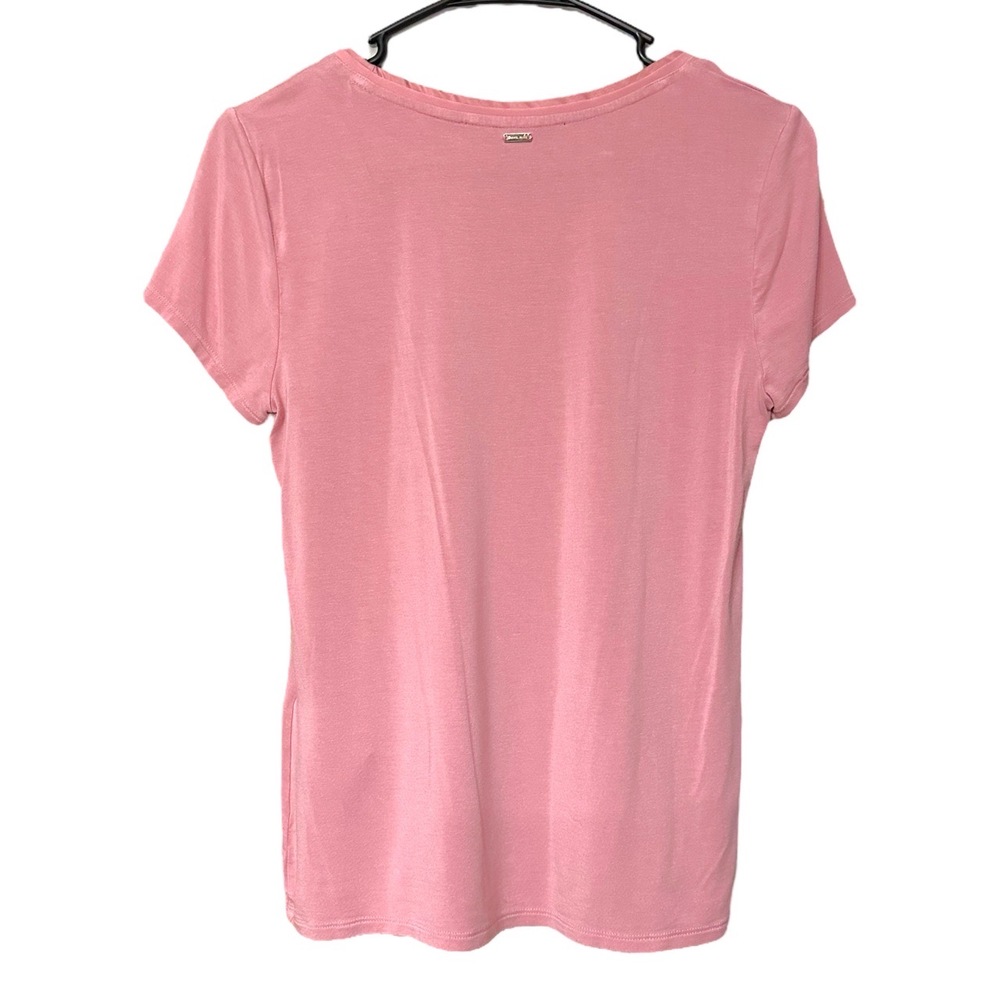 🌸3/$15🌸 WHBM Blush Pink Tee Womens Small Soft Stretchy Feminine Basic Top Tshirt - Picture 3 of 4